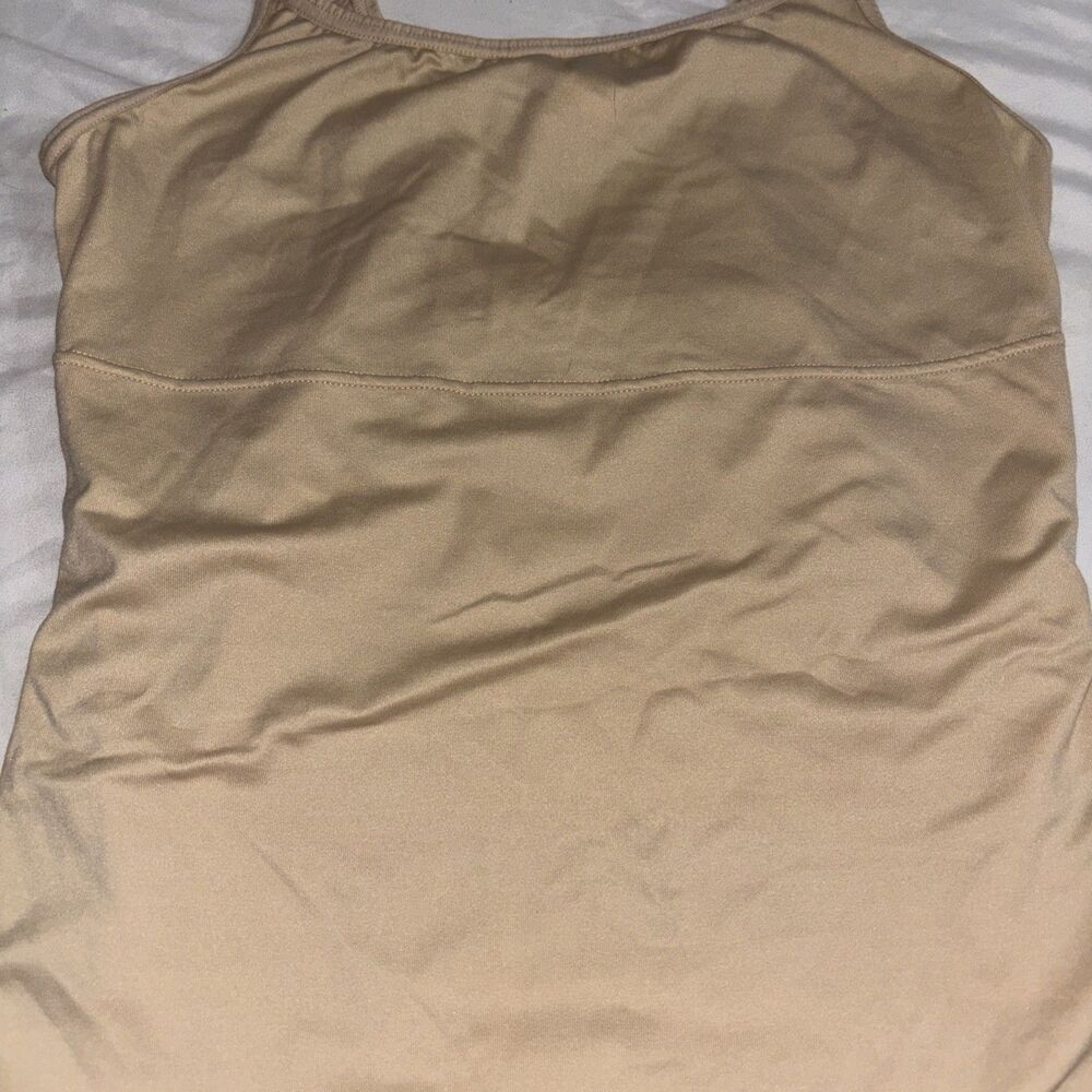 Nude Tan Maidenform Flexees All Over Confidence 83055 XL 18 Shape Wear Girdle C